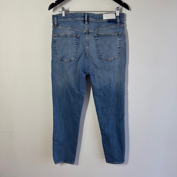 RE/DONE REVOLVE Blue High Rise Skinny Jeans Size 31 Women’s Vintage Style - Picture 7 of 13